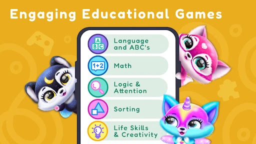 Gameplay screenshot 2 from Fluvsies Academy - Kids Games - Educational game